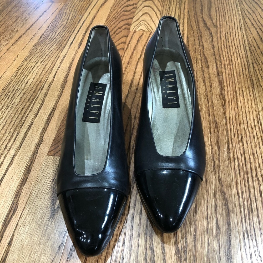 Amalfi Black Close Shoes  2” Heel